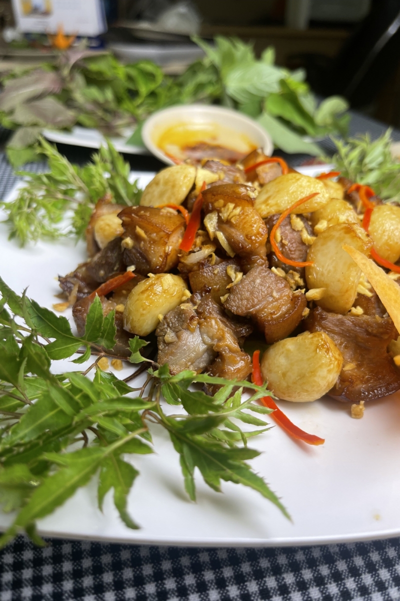 Dê Chiên Tỏi